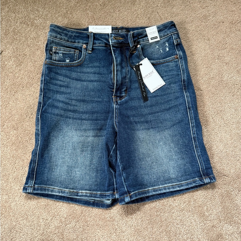 Judy Blue High Waist Tummy Control Denim Shorts